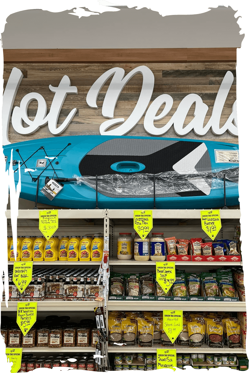 Items from stores